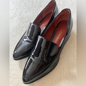 PHILLIP LIM Patent leather loafer, black 37.5